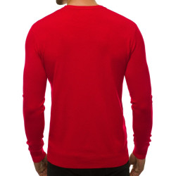 Akcija Vyriškas raudonos spalvos megztinis Entoni