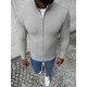 Mens gray Karim zip-up sweater NB/MM6004/2 - For men Mens gray Karim zip-up sweater NB/MM6004/2