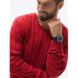 Vyriškas raudonas megztinis Tuver