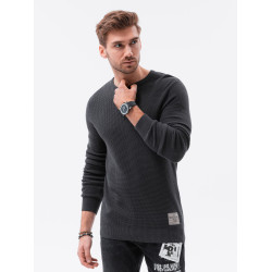 Vyriškas tamsiai pilkas megztinis Rolim