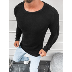 Akcija Juodas vyriškas megztinis Alegro
