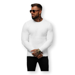 Vyriškas baltas megztinis Dekar