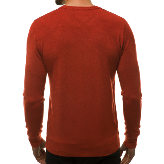 Mens dark brown sweater Entoni TMK/YY01/10 - For men Mens dark brown sweater Entoni TMK/YY01/10