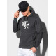 Dark gray hooded jumper Vytis B1154 - Notes for men Dark gray hooded jumper Vytis B1154 Premium