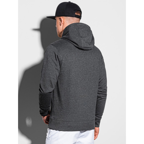 Dark gray hooded jumper Vytis B1154 - Notes for men Dark gray hooded jumper Vytis B1154 Premium