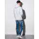 Gray sweater with a hood Vytis B1154 - Notes for men Gray sweater with a hood Vytis B1154 Premium