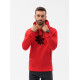 Raudonos spalvos džemperis su gobtuvu Vytis