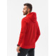 Raudonos spalvos džemperis su gobtuvu Vytis B1154 Premium