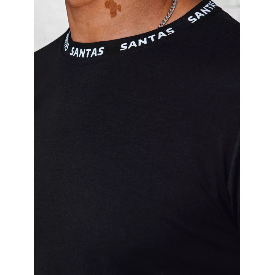 Akcija Melni vīriešu T-krekliņi Santas RX5026 - T-krekls Akcija Melni vīriešu T-krekliņi Santas RX5026
