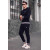 Black men's tracksuit trousers Ekrek
