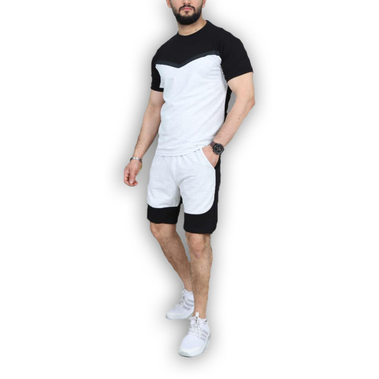 Sportinis komplektas baltas Moren PK3012 - Vyrams Sportinis komplektas baltas Moren PK3012 Premium