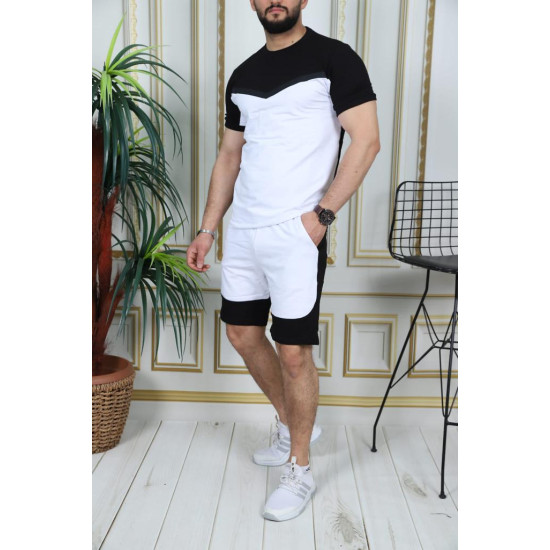 Sportinis komplektas baltas Moren PK3012 - Vyrams Sportinis komplektas baltas Moren PK3012 Premium