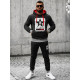 Black mens Star tracksuit JS/8C59/3 - For men Black mens Star tracksuit JS/8C59/3