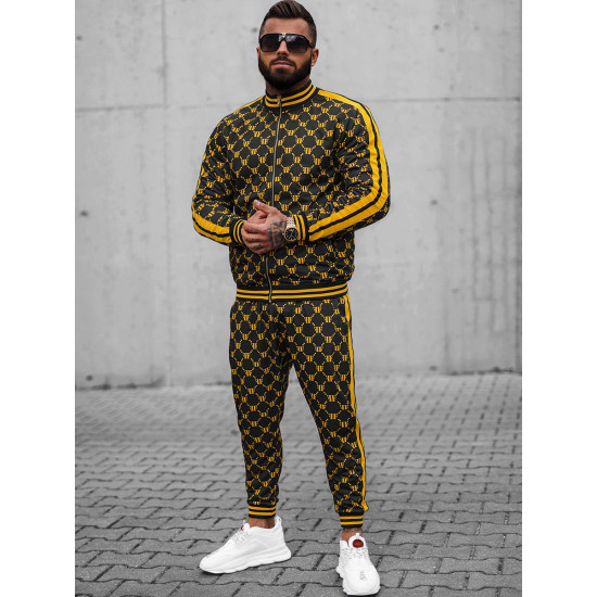 Juoda - geltona vyriškas komplektas Oran O/12136 - Vyrams Juoda - geltona vyriškas komplektas Oran O/12136 Premium