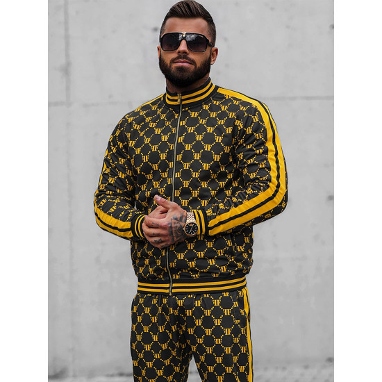 Juoda - geltona vyriškas komplektas Oran O/12136 - Vyrams Juoda - geltona vyriškas komplektas Oran O/12136 Premium