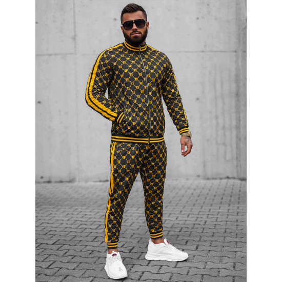 Juoda - geltona vyriškas komplektas Oran O/12136 - Vyrams Juoda - geltona vyriškas komplektas Oran O/12136 Premium