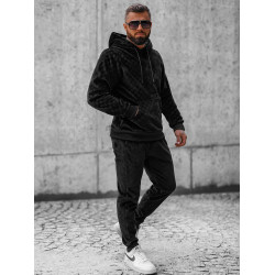 Juodas vyriškas sportinis komplektas Slit Juodas vyriškas sportinis komplektas Slit
