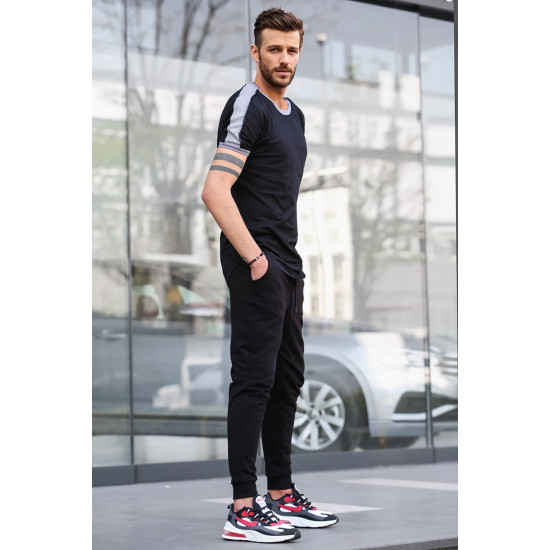 Juodas vyriškas komplektas Guga PK5749 Premium