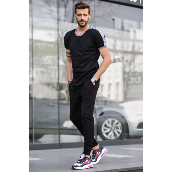 Juodas vyriškas komplektas Guga PK5749 Premium