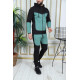 Men's tracksuit black - mint Rener