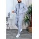 Mens grey tracksuit Neril PK3002 - For men Mens grey tracksuit Neril PK3002 Premium