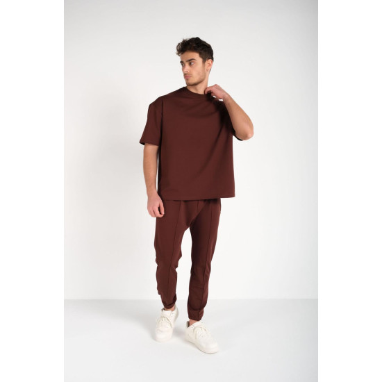 Vyriškas rudas komplektas SumerTop pk3027 - Vyrams Vyriškas rudas komplektas SumerTop pk3027 Premium