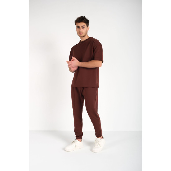 Vyriškas rudas komplektas SumerTop pk3027 - Vyrams Vyriškas rudas komplektas SumerTop pk3027 Premium