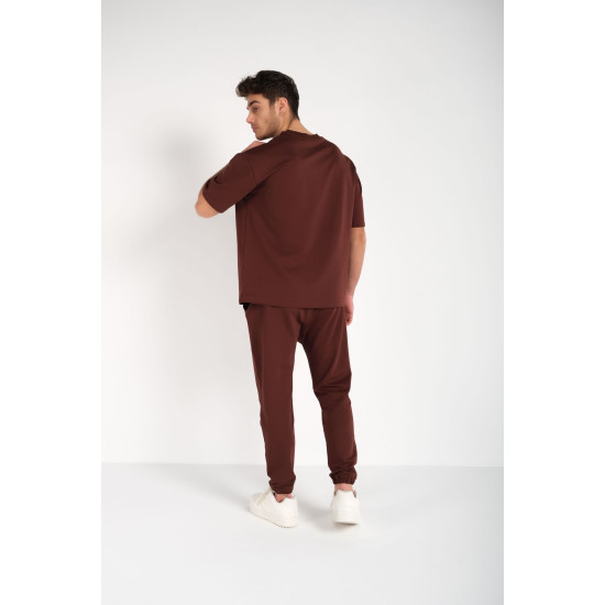 Vyriškas rudas komplektas SumerTop pk3027 - Vyrams Vyriškas rudas komplektas SumerTop pk3027 Premium