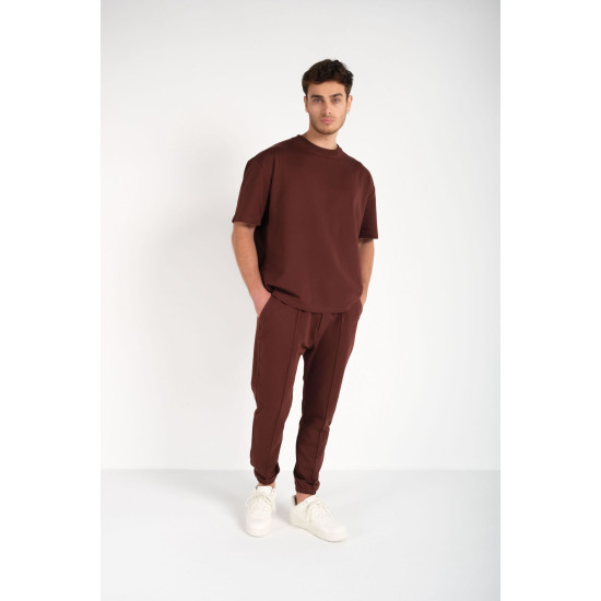 Vyriškas rudas komplektas SumerTop pk3027 - Vyrams Vyriškas rudas komplektas SumerTop pk3027 Premium