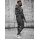 Dark grey sports suit Army O/8B159/2 - For men Dark grey sports suit Army O/8B159/2