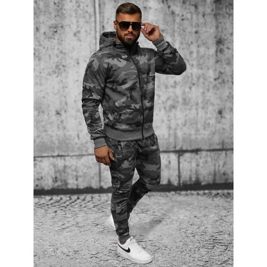 Dark grey sports suit Army O/8B159/2 - For men Dark grey sports suit Army O/8B159/2
