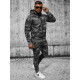Dark grey sports suit Army O/8B159/2 - For men Dark grey sports suit Army O/8B159/2