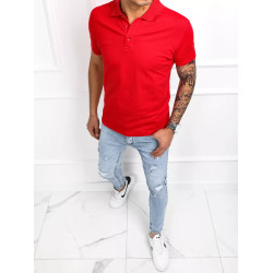 Vyriški raudoni polo marškinėliai Palom