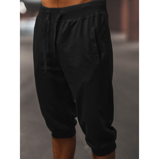 Black sports breeches for men Losil JS/XW07/3 - Shorts | Bridges Black sports breeches for men Losil JS/XW07/3