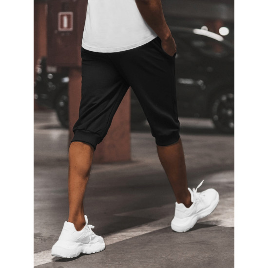Black sports breeches for men Losil JS/XW07/3 - Shorts | Bridges Black sports breeches for men Losil JS/XW07/3