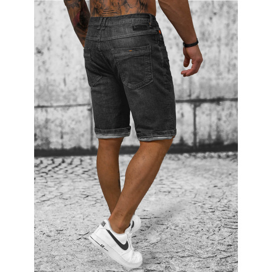 Black denim shorts Baron O/24000 - Shorts | Bridges Black denim shorts Baron O/24000
