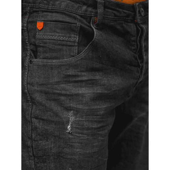 Black denim shorts Baron O/24000 - Shorts | Bridges Black denim shorts Baron O/24000