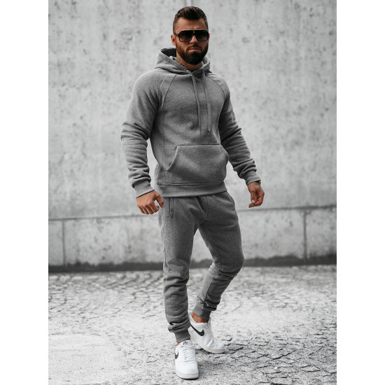 Tamsiai pilkas sportinis kostiumas vyrams Ronal Sportiniai kostiumai Premium