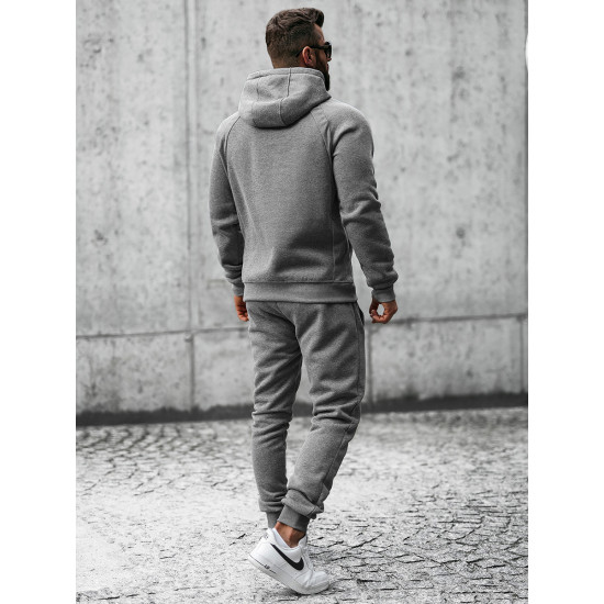 Tamsiai pilkas sportinis kostiumas vyrams Ronal Sportiniai kostiumai Premium