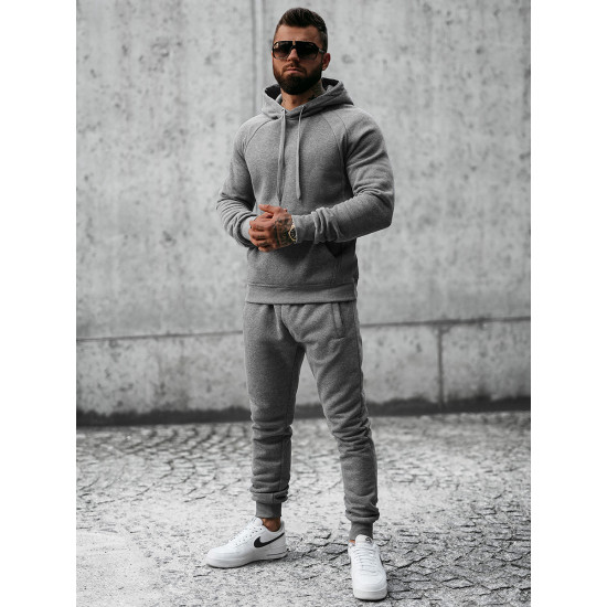 Tamsiai pilkas sportinis kostiumas vyrams Ronal Sportiniai kostiumai Premium