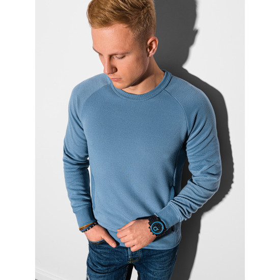 Blue mens jumper without hood Karmil B1156 - Mens Sweaters| Sweaters online Blue mens jumper without hood Karmil B1156