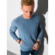 Blue mens jumper without hood Karmil B1156 - Mens Sweaters| Sweaters online Blue mens jumper without hood Karmil B1156