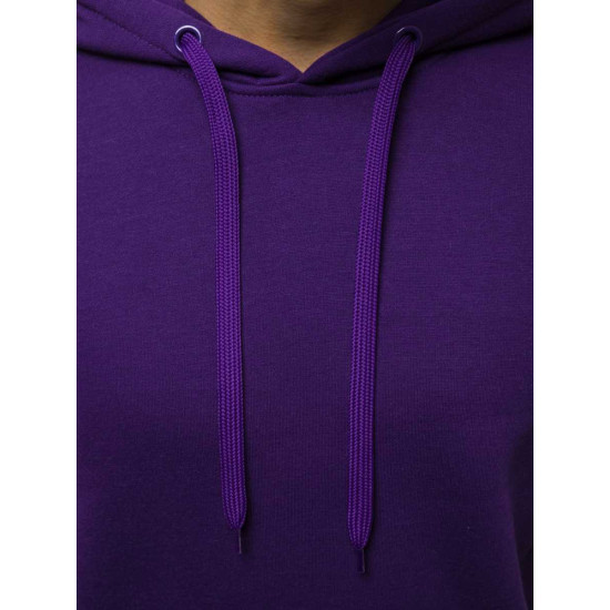 Violetinės spalvos vyriškas džemperis su gobtuvu Buvoli JS/2009 - Vyriški džemperiai| Džemperiai internetu Violetinės spalvos vyriškas džemperis su gobtuvu Buvoli JS/2009