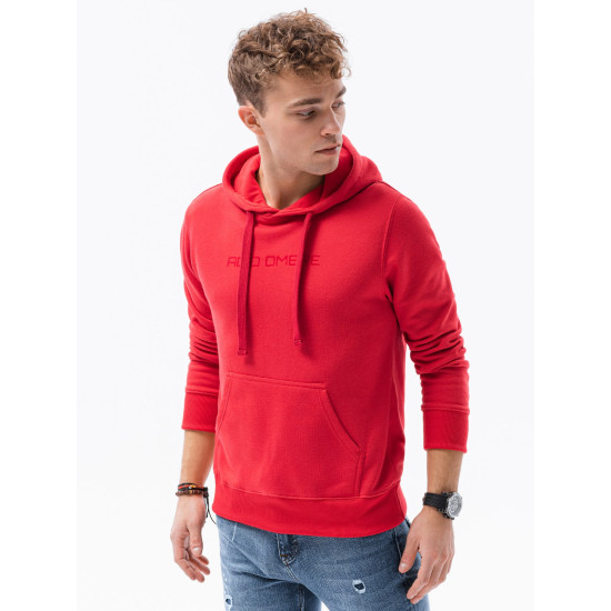 Czerwony sweter męski Lutol B1351 - Swetry męskie| Swetry online Czerwony sweter męski Lutol B1351