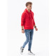 Czerwony sweter męski Lutol B1351 - Swetry męskie| Swetry online Czerwony sweter męski Lutol B1351