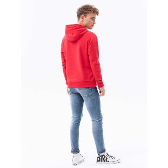 Czerwony sweter męski Lutol B1351 - Swetry męskie| Swetry online Czerwony sweter męski Lutol B1351