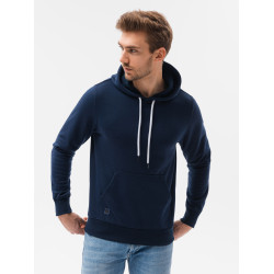 Vyriškas tamsiai mėlynos spalvos džemperis su gobtuvu Luna