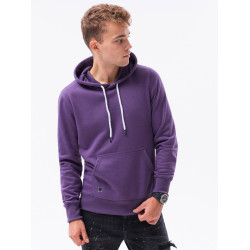 Vyriškas violetinės spalvos džemperis su gobtuvu Luna