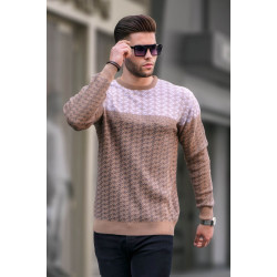 Vyriškas rudas megztinis Boron