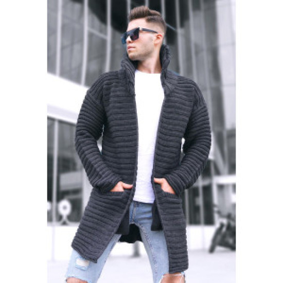 Dark gray mens sweater Hira PK5615 - For men Dark gray mens sweater Hira PK5615 Premium
